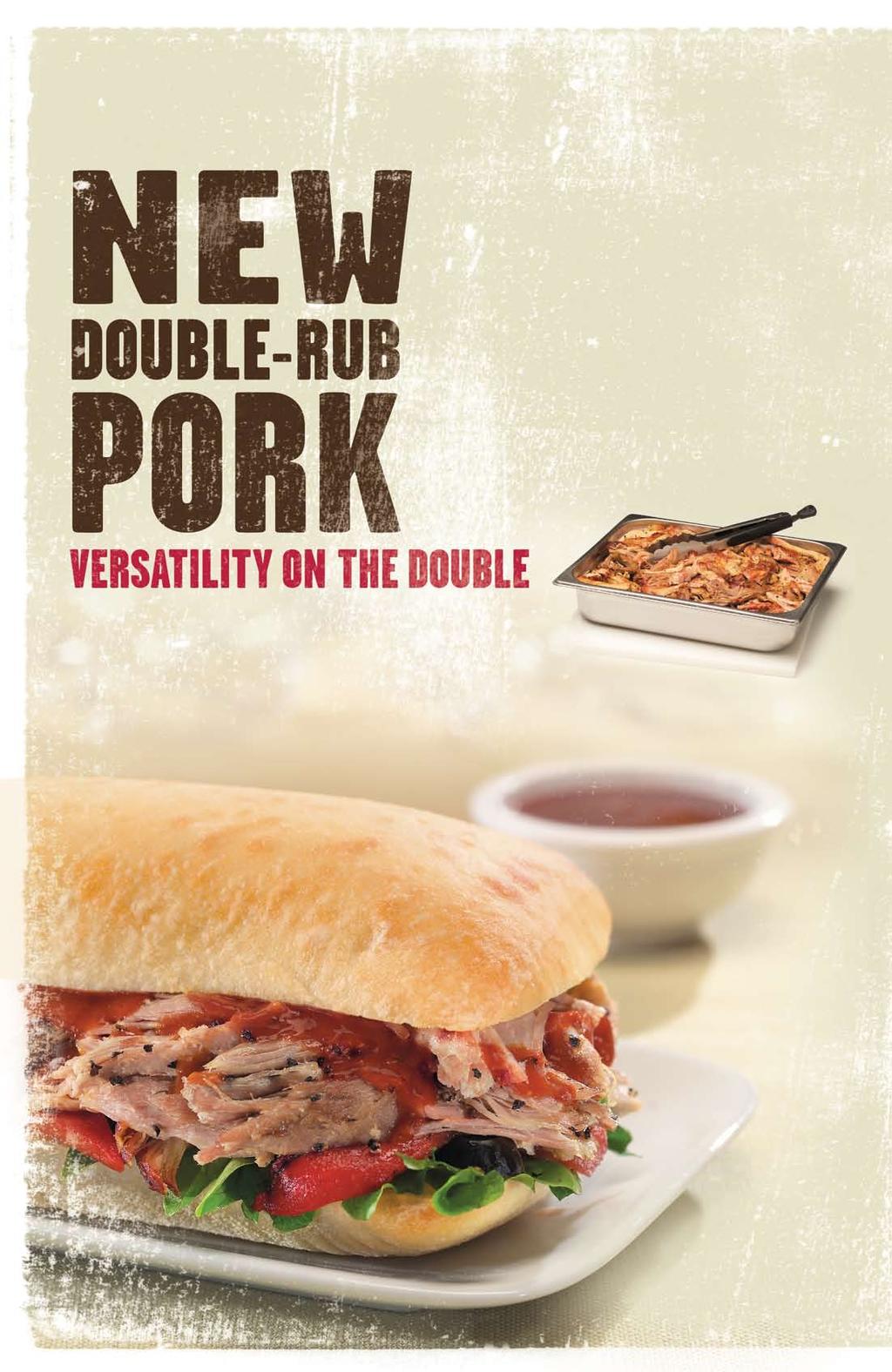 RICH s Smokehouse BAR-B-Q Our double-rub pork is first handrubbed with a blend of kosher salt and course ground pepper to draw out mouthwatering flavor. The meat is then smoked real slow.