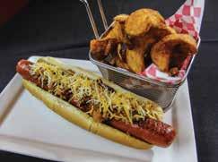 STADIUM HOT DOGS Served with your choice of crispy Original Bent Arm Ale Beer Battered