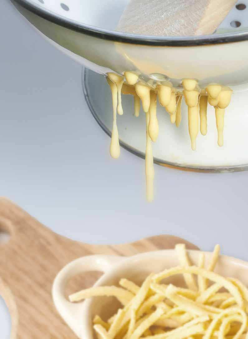 Batter noodles guarantee delicious and sophisticated taste.