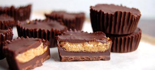 Peanut Butter Cups This recipe provides a healthy, Paleo-friendly alternative to peanut butter cups (such as Reese s). These are made with dark chocolate and sunflower seed butter instead.