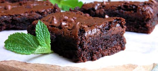 Triple Chocolate Mint Brownies Regular brownies are elevated into something spectacular with the addition of mint and more chocolate.
