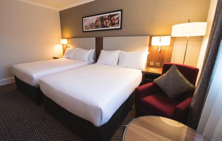 Why not make a night of it Stay at the DoubleTree by Hilton Edinburgh Airport. Special Christmas rates from only 60.00 per person (based on two people sharing).
