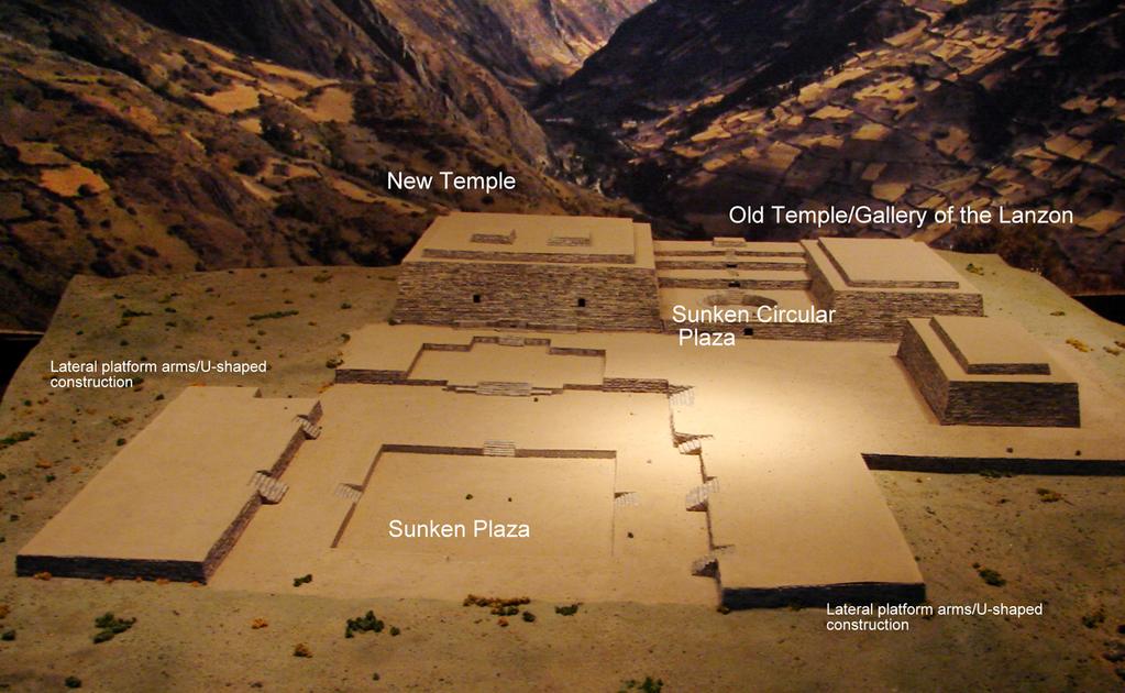 bridges, temples, palaces and large irrigation and drainage projects as well as textiles The architectural signature of the Chavin was a large complex of multi-