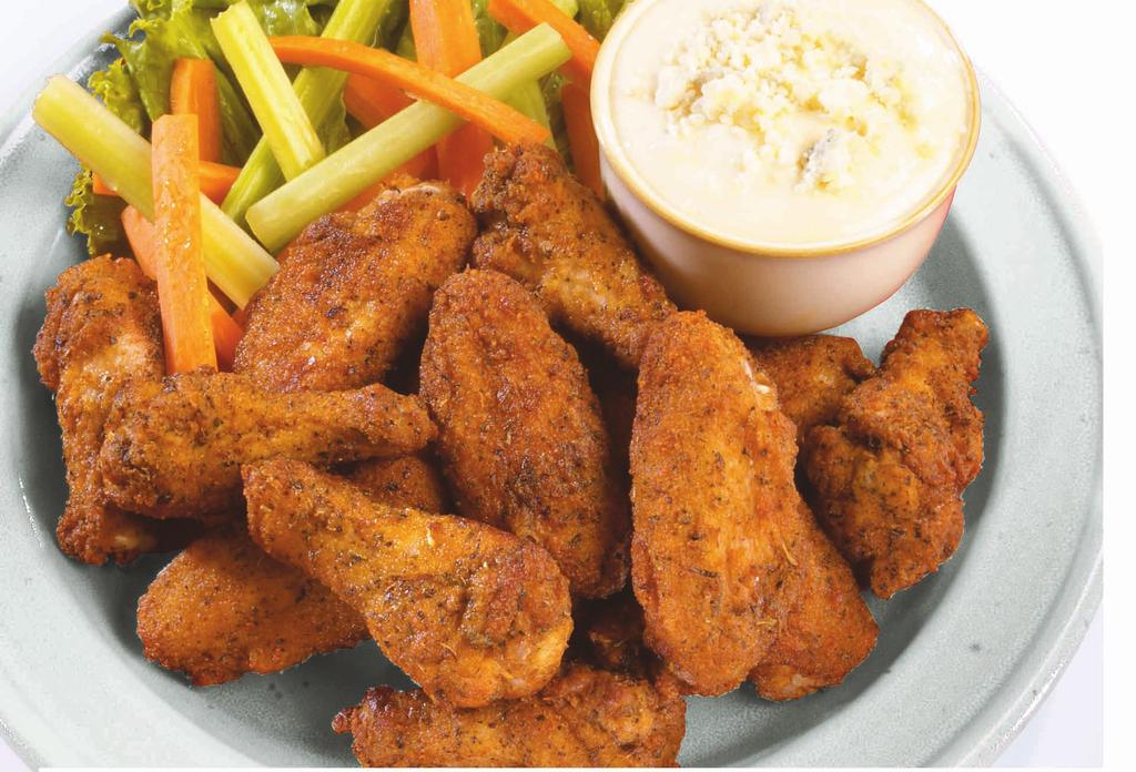 Chicken Wings (Alitas de pollo) Item # 8872 - Hot - N - Spicy Wings (Con salsa picante)
