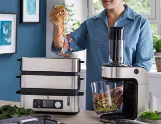 Trends in WMF small electrical appliances. STRICTLY HOMEMADE 40 Smart solutions for the home, ingredients fresh from the market and homemade dishes are still in vogue.
