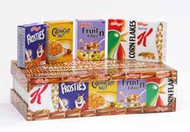 Breakfast Cereal PORTION PACKS continued 160072 Kelloggs Frosties Portion Packs 35gm x 40 13.55 160378 Kelloggs Fruit & Fibre Portion Packs 45gm x 40 13.