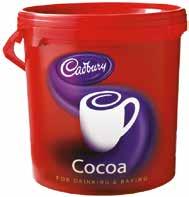 70 176237 Cadbury Cocoa Drum 082716 Cadbury Drinking Chocolate (Milk) 2kg x 1 16.