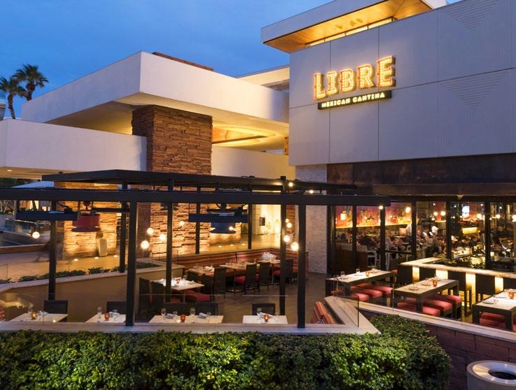 eaters. Libre will feature healthier choices, such as Brown Rice Bowls and delectable vegan and gluten-free options for the señors and señoritas who prefer lighter fare.