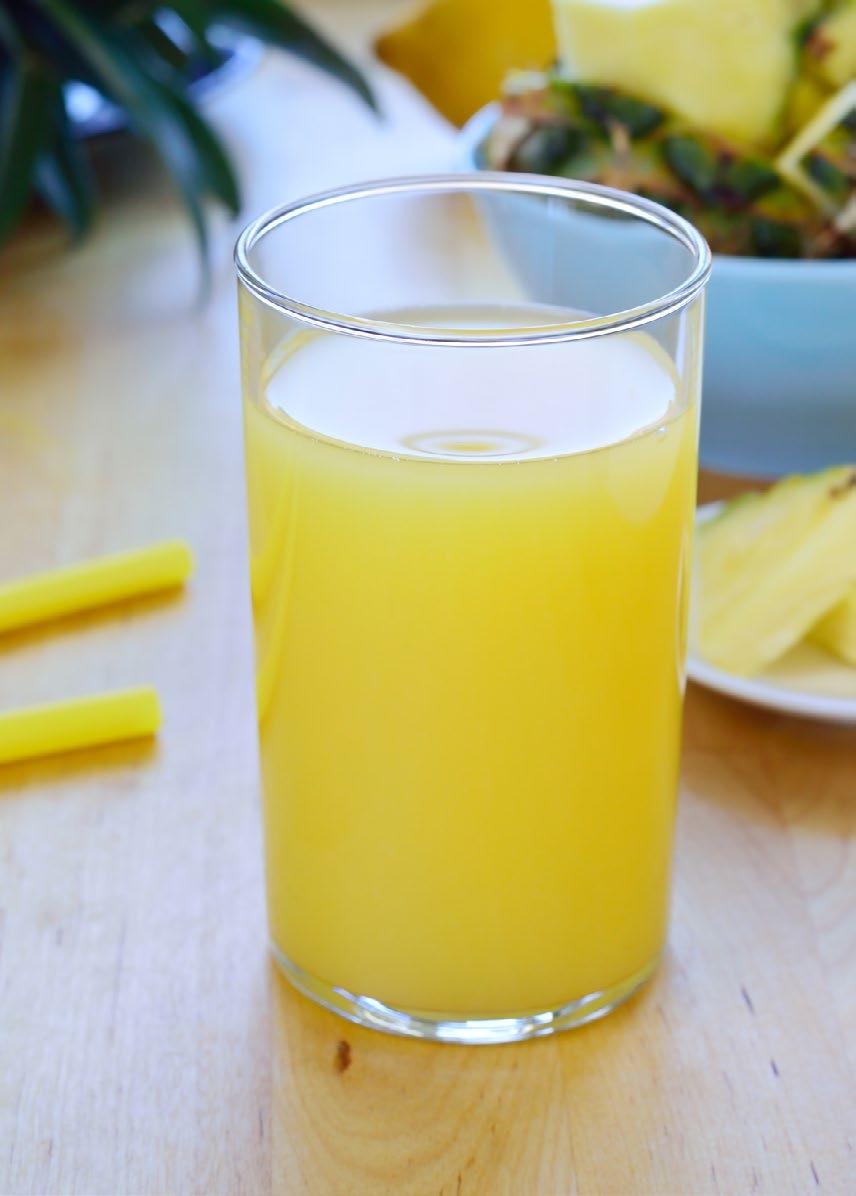 Wednesday: Peppermint Pineapple Light, fruity and full of vitamin C, the mint has a soothing effect on the digestive system and also elevates the juice to make it very refreshing.