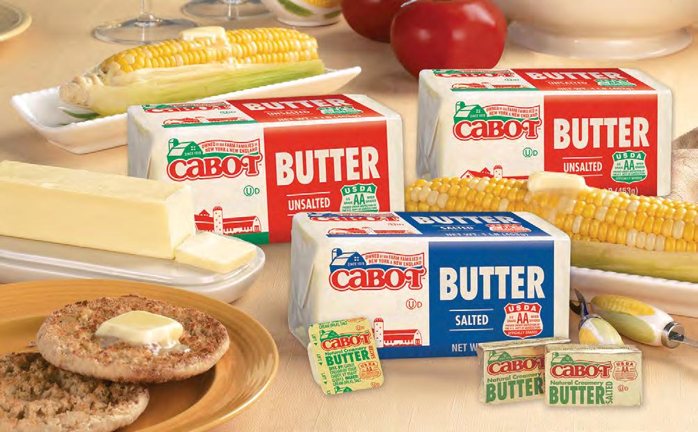 butters come with a pinch of salt or as pure, sweet cream butter.