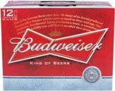 cans. Budweiser Bud Light Bud Select Select 55... 9.