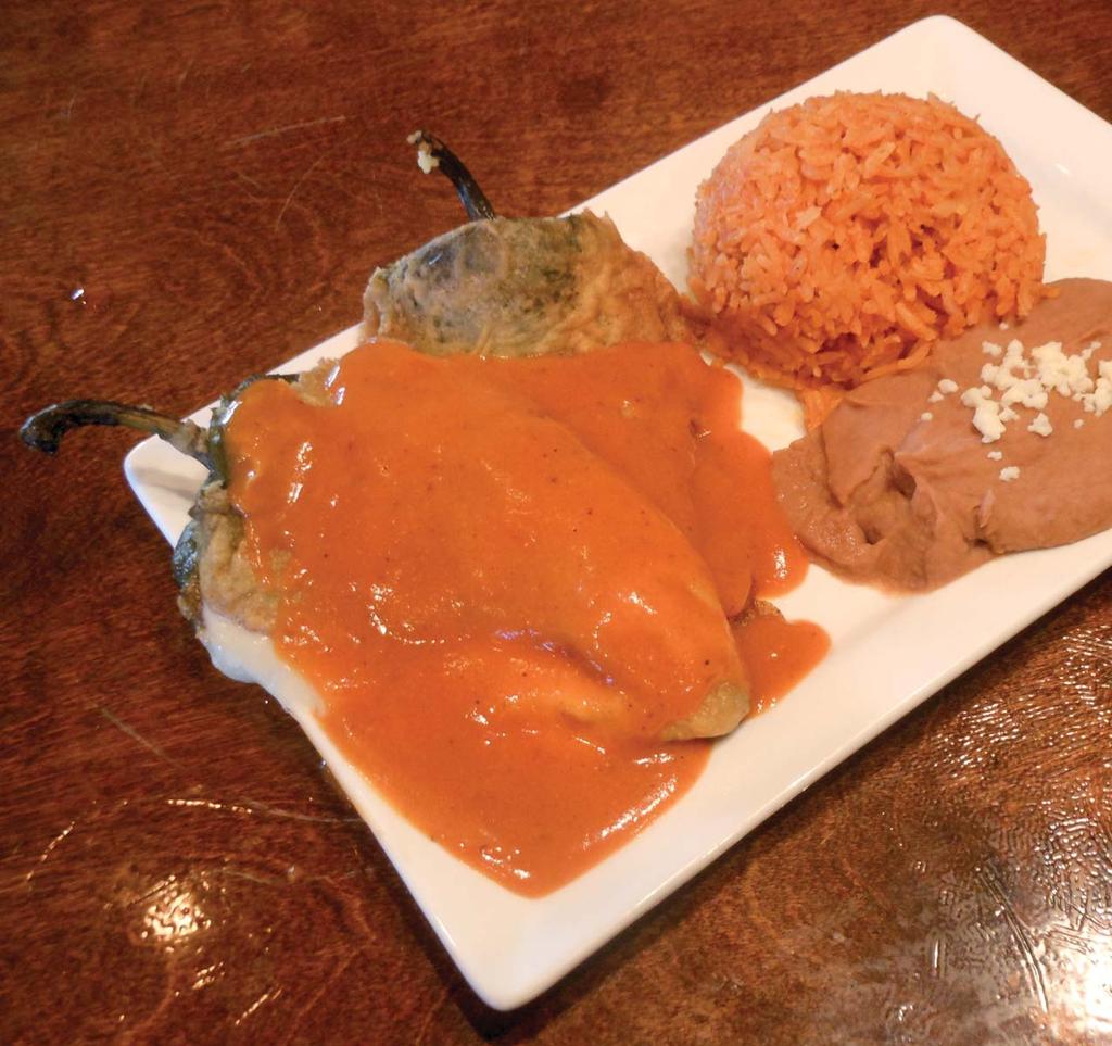 Chile Rellenos TRADITIONAL MEXICAN ENTREES