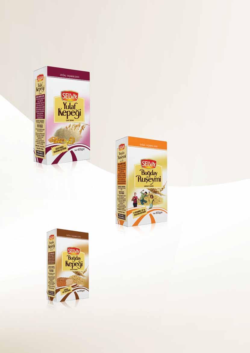 Natural Healthy Food Products Oat Bran Weight: 400 g 8 690890002592 Units in Carton: 10 2 8690890801540 Wheat Germ Weight: 300 g 8