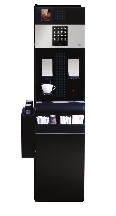 sparkling water (option) Base Cabinet (option) BEAN HOPPER MF13 models feature an auger-fed, illumi nated 2kg (5 litre) bean hopper to ensure lots of fresh ground coffee is delivered between refills.