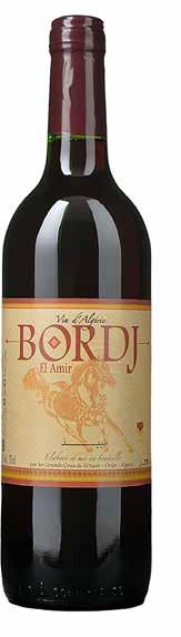 Bordj El Amir comes from a blend of different terroirs and climates in western Algeria, stretching from Mostaganem to Aïn
