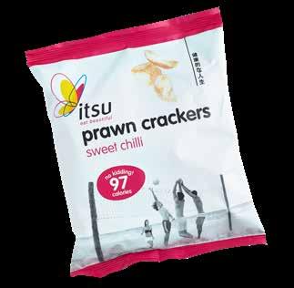 prawn crackers. Light, low calorie and delicious. 19