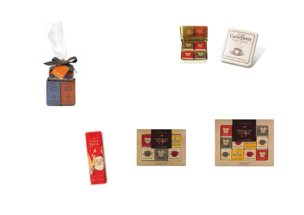 ON THE GO AN ASSORTMENT OF 20x MINI CHOCOLATE BARS WRAPPED IN CELLO-BAG & RIBBON. CODE: 8050 PRICE: 12.00 TIN NO 12 A TIN POCKET BOX FILLED WITH 12x ASSORTED NEAPOLITAINS. CODE: 5122N PRICE: 7.