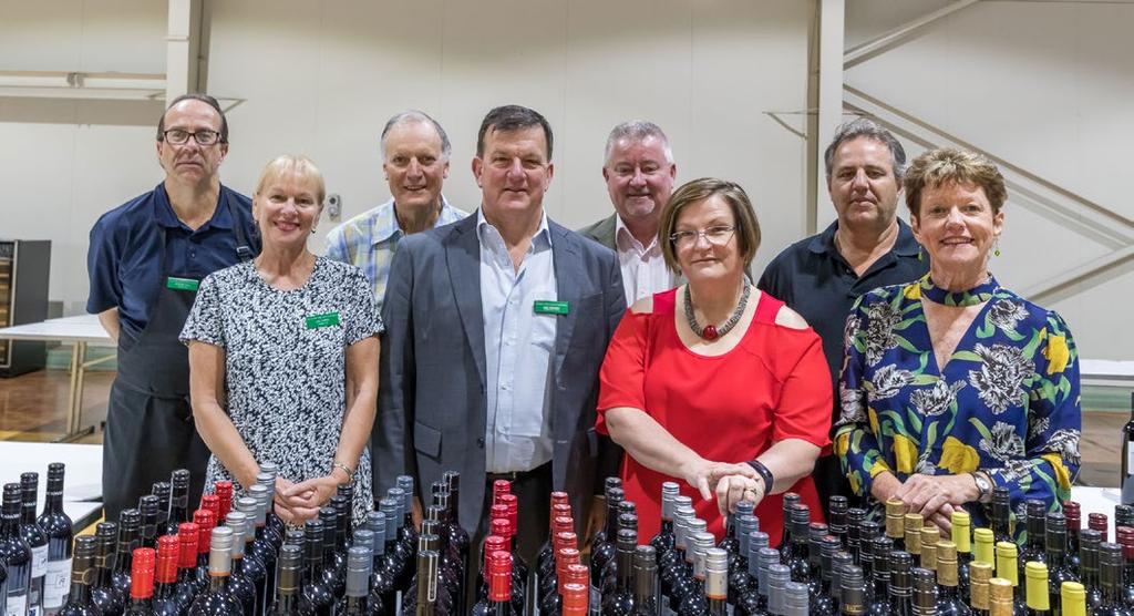 Committee and Stewards The 2017 National Wine Show of Australia Committee (L-R): Steven Hall, Jad James,