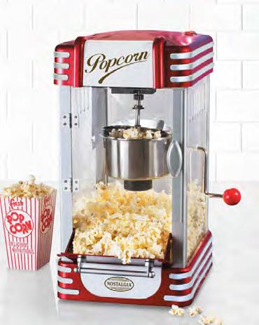 8 kg) of popcorn per batch.