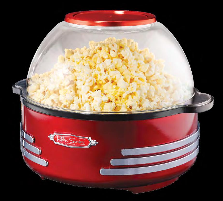 25 kg) of popcorn per batch.