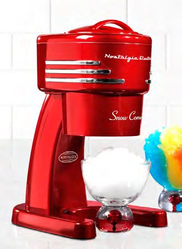 RISM900RETRORED RSM650 RISM900RETRORED Electric Shaved Ice Machine Make your favorite frozen treats