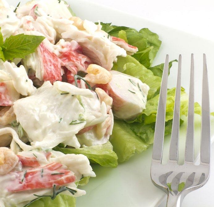 Crab Salad with Coriander Dressing ½ lb.