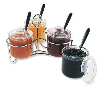 J-Jars Durable jars are ideal for condiments of all types: jelly, jam, mustard, sauces, etc.