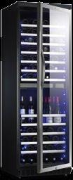 DOMETIC MACAVE S118G COMPRESSOR WINE REFRIGERATOR WITH TWO TEMPERATURE ZONES 220 240 volts AC / 160 watts 225 kwh / year +5 C to +22 C 392 litres / 335 litres 12 compartments, including 10 removable