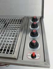 chef drop-in braai PRODUCT FEATURES Patented high heat system Patented heat collector panels