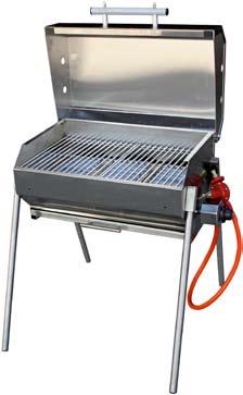 chef camper gas braai with CHROME PLATED GRILL PRODUCT FEATURES Single