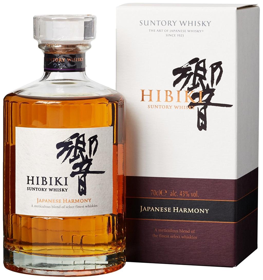 HIBIKL SUNTORY WHISKEY Numerous pure single malt whiskies, aged in a variety of cask types, including Mizunara, a very