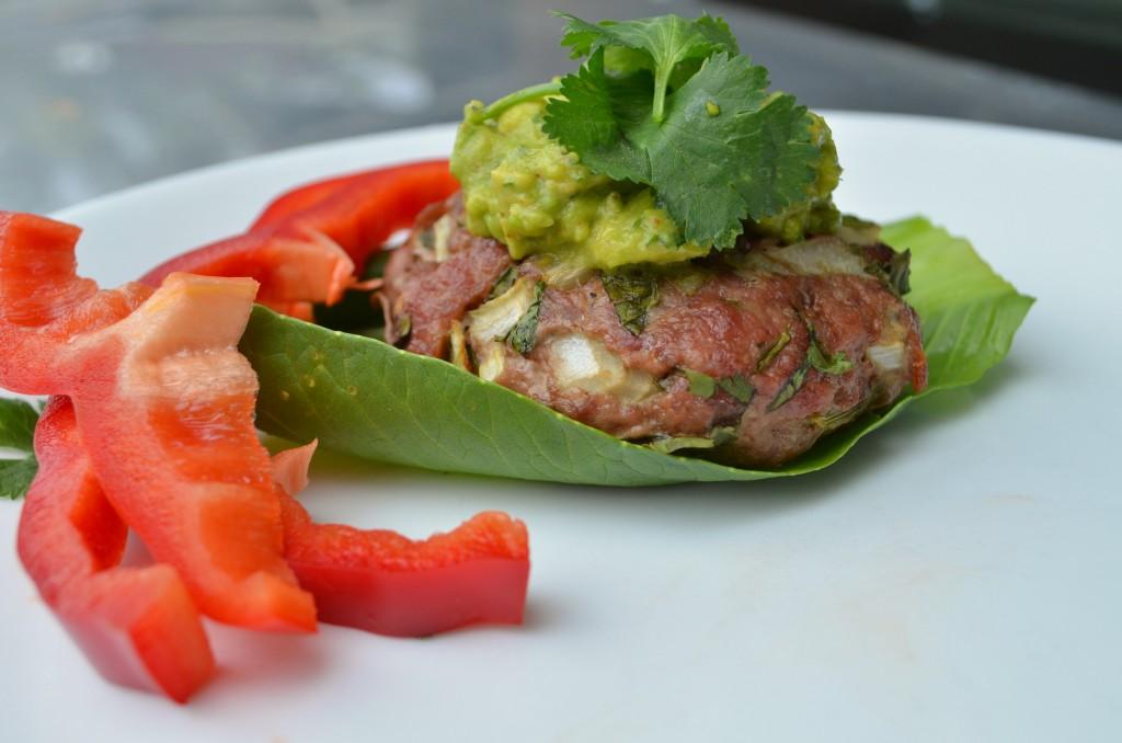 Cilantro Turkey Burgers Total Time: 20 minutes Cook Time: 20 minutes Calories 287 Carbohydrate 4g Protein 57g Fat 5g 2 pound(s) turkey, ground 2 cup(s) cilantro, fresh chopped / 2 medium onion(s),