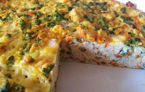 Turkey Carrot Quiche Total Time: 60 minutes Cook Time: 60 minutes Calories 276 Carbohydrate 8g Protein 23g Fat 7g 6 large egg(s) pound(s) turkey, ground 2 large carrot(s) shredded 2 medium onion(s)