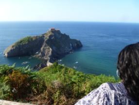along coast towards Bilbao and into the beautiful Urdaibai Biosphere