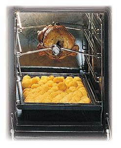 in electric bake version. Small oven for Majestic 40 and 48. Rotisserie.