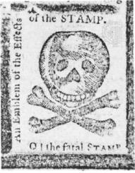 The Stamp Act A law that required