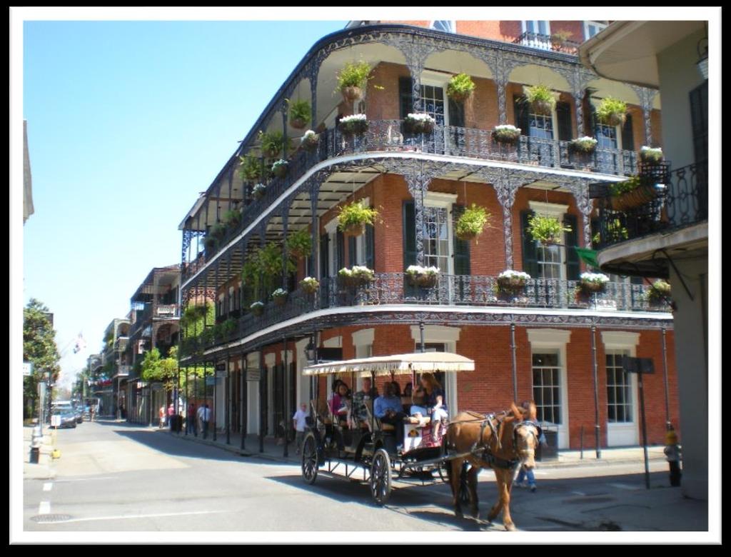 You will depart from your school in the morning and drive to New Orleans. You will make a stop for lunch (not included). Upon arrival, you will meet your tour guide and begin your tour.