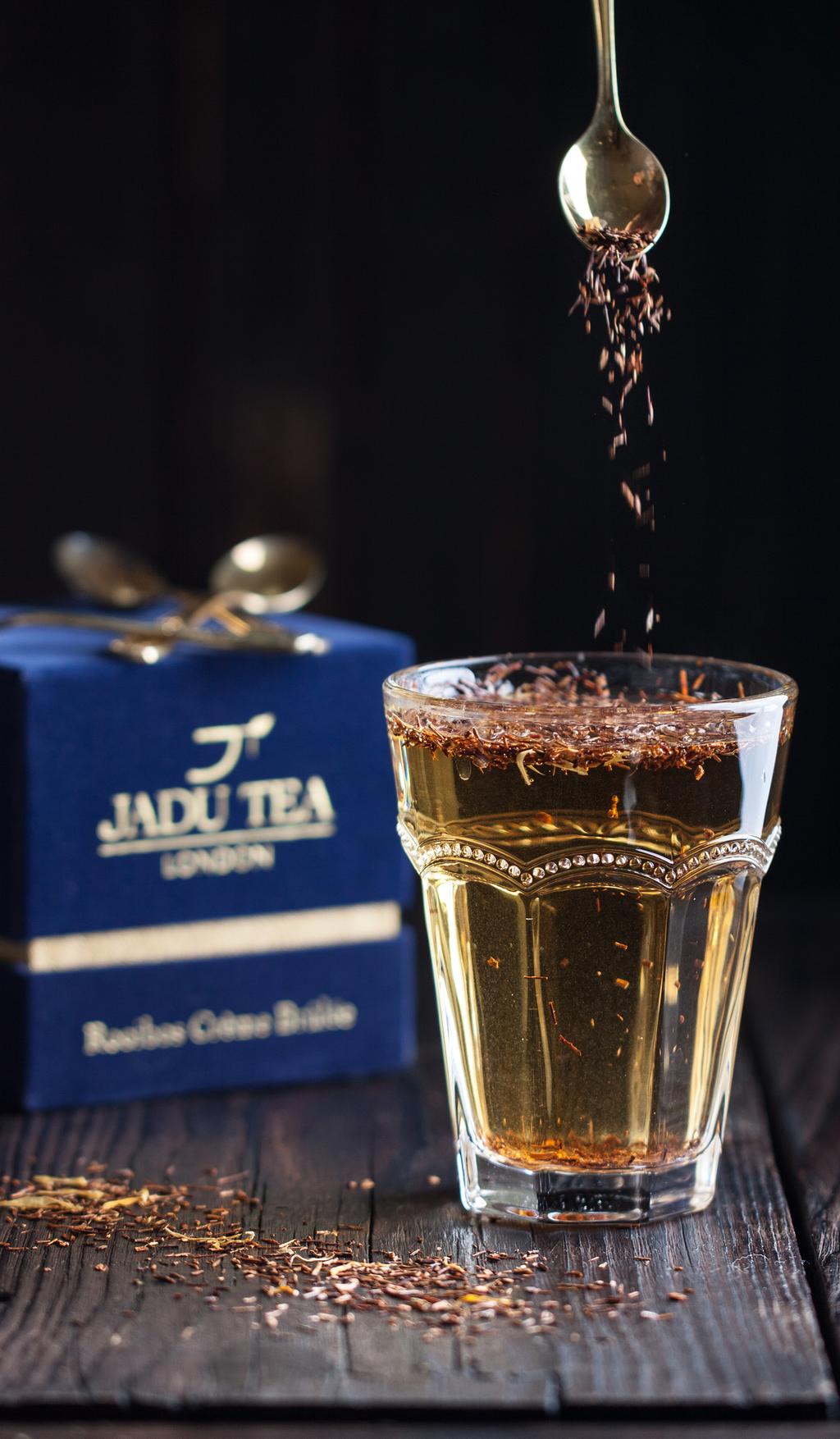 English Breakfast A smooth and satisfying blend of premium black teas: rich, malty tippy golden Assam combined with bright and refreshing Sri Lankan Uva Orange Pekoe.