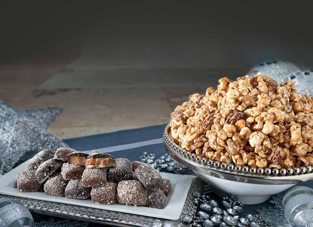 almond toffee popcorn Fluffy popcorn covered in our World Famous Almond Toffee, with added