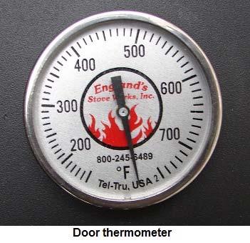 Door Thermometer COMPONENT REPLACEMENT, CONTINUED Open the right side door to the grill. Loosen and remove the wing nut on the thermometer. Then, pull the thermometer out of the door.