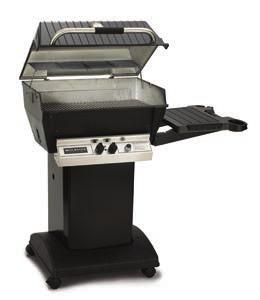 Or select a simple H3X or H4X grill package with one shelf and black mounting cart,