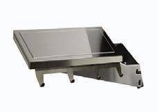 ) STAINLESS STEEL SIDE BURNER Installs on any cart or