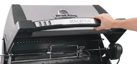 ELECTRONIC IGNITION BUILT-IN TANK HOLDER CAST ALUMINUM COOKBOX The Sure-Lite electronic ignition offers you peace of mind knowing your barbecue grill will start quickly and easily.