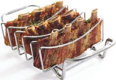 The Multi rack kit features a stainless roasting and rib rack and 6 stainless double pronged skewers. This kit is as multi-functional as a grilling accessory can get.