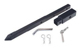 25-IN or 2-IN hitch adapter into your vehicle s trailer hitch receiver, remove the cart from your Keg, slide it onto the adaptor mounted on your vehicle and you re ready to travel!