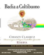 Badia A Coltibuono, Chianti Classico Estate (2014) Appellation Chianti Classico CLT3101114 1 15.00 90.