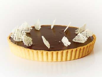 LARGE TARTS LEMON TART Fred s famous shortbread shell filled with a zesty lemon curd CHOCOLATE TART A rich dark chocolate fudge topped with our famous chocolate