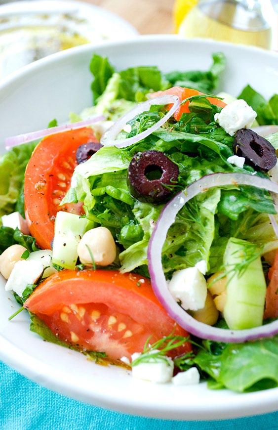 Greek Salad This healthy salad comes straight from the islands of Greece. This tasty Greek salad is a classic Mediterranean diet recipe that s easy and delicious.