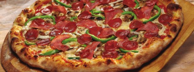 SPECIALTY PIZZAS SLICE MED 12 LG 16 Johnny s Deluxe Loaded to the Max! 4.79 17.79 21.