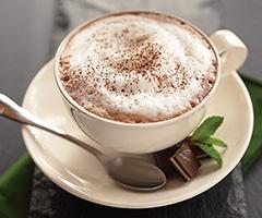 chocolate mint cappucino 5 Minutes serving / /4 /4 cup milk to tsps.